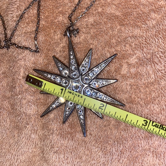 VNTG Brighton Star Necklace & bracelet silver tone long style Retro Classic # A - Picture 5 of 16